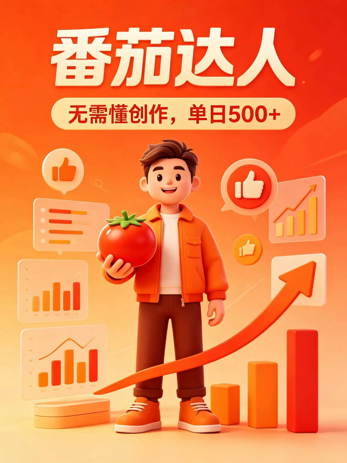 番茄小说达人全自动变现，普通人轻松日入500+