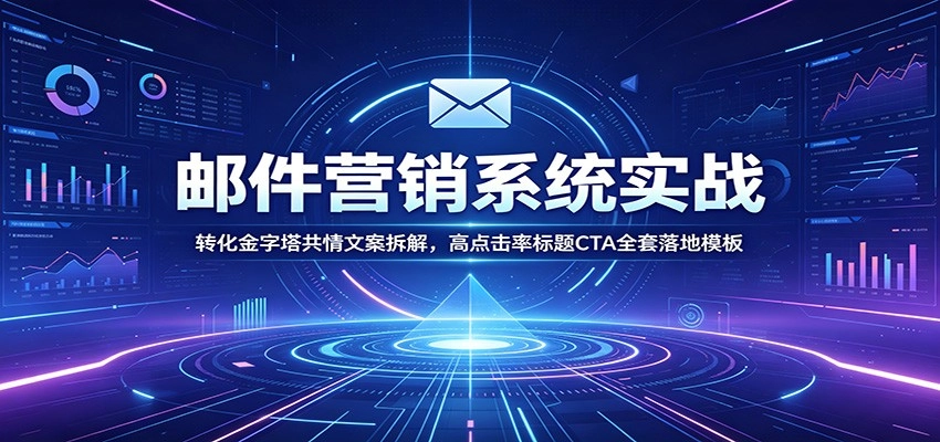 邮件营销系统实战:转化金字塔共情文案拆解,高点击率标题CTA全套落地模板 邮件营销系统实战:转化金字塔共情文案拆解,高点击率标题CTA全套落地模板