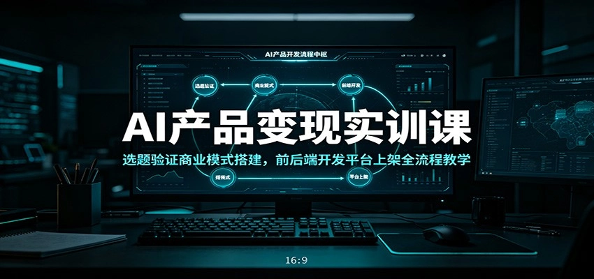 AI产品变现实训课:选题验证商业模式搭建,前后端开发平台上架全流程教学 AI产品变现实训课:选题验证商业模式搭建,前后端开发平台上架全流程教学