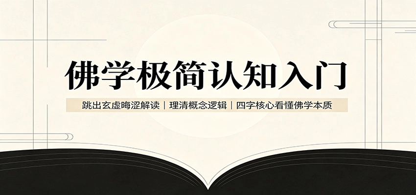 佛学极简认知入门:跳出玄虚晦涩解读,理清概念逻辑,四字核心看懂佛学本质 佛学极简认知入门:跳出玄虚晦涩解读,理清概念逻辑,四字核心看懂佛学本质
