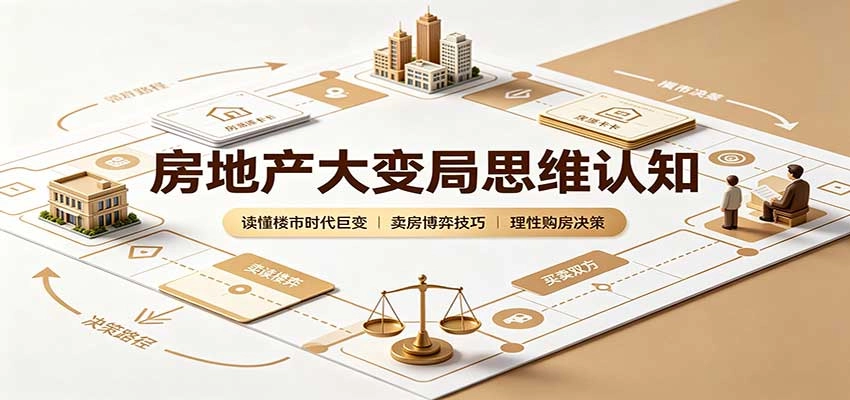 房地产大变局思维认知:读懂楼市时代巨变,卖房博弈技巧,理性购房决策 房地产大变局思维认知:读懂楼市时代巨变,卖房博弈技巧,理性购房决策