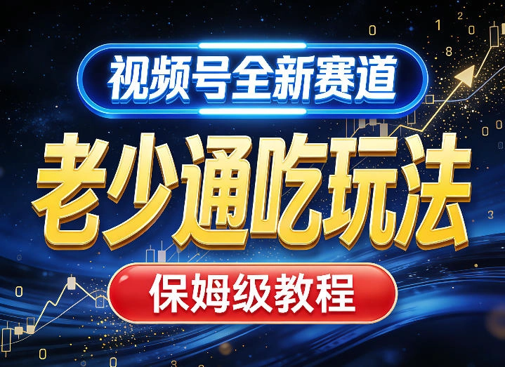 视频号全新AI赛道,老少通吃玩法,保姆级教程 视频号全新AI赛道,老少通吃玩法,保姆级教程