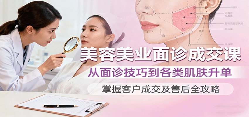 图片[1]客创社区-专注互联网轻资产资源整合与分享美容美业面诊成交课，从面诊技巧到各类肌肤升单，掌握客户成交及售后全攻略客创社区-专注互联网轻资产资源整合与分享客创社区-专注互联网轻资产资源整合与分享