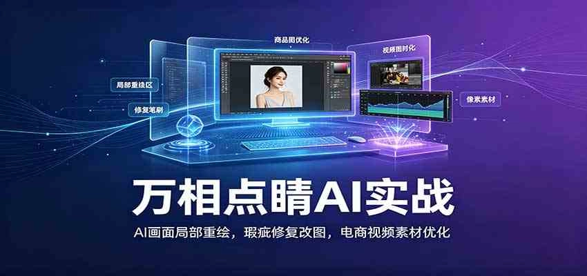 万相点睛AI实战:AI画面局部重绘,瑕疵修复改图,电商视频素材优化 万相点睛AI实战:AI画面局部重绘,瑕疵修复改图,电商视频素材优化