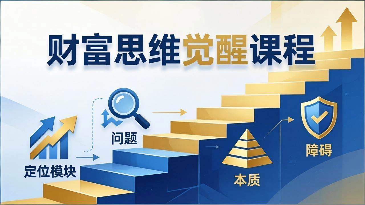 (17872期)财富思维觉醒第十期:3天大课四大模块,精准定位问题看清本质,扫清人生障碍 (17872期)财富思维觉醒第十期:3天大课四大模块,精准定位问题看清本质,扫清人生障碍
