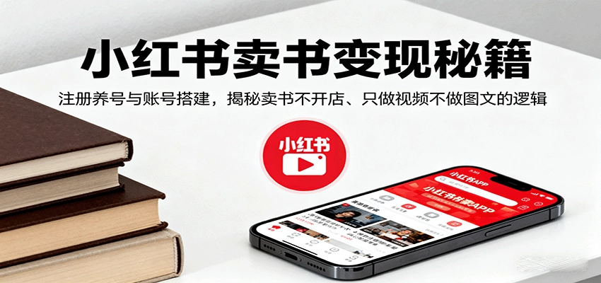图片[1]客创社区-专注互联网轻资产资源整合与分享小红书卖书变现秘籍，注册养号与账号搭建，揭秘卖书不开店、只做视频不做图文的逻辑客创社区-专注互联网轻资产资源整合与分享客创社区-专注互联网轻资产资源整合与分享