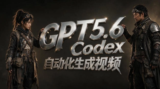 GPT5.6+Codex自动化生成视频全流程实战,从提示词设计、角色设定、封面海报,到视频生成思路与自动化工作流 GPT5.6+Codex自动化生成视频全流程实战,从提示词设计、角色设定、封面海报,到视频生成思路与自动化工作流