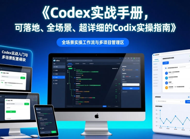 Codex实战手册,可落地、全场景、超详细的Codex实操指南 Codex实战手册,可落地、全场景、超详细的Codex实操指南