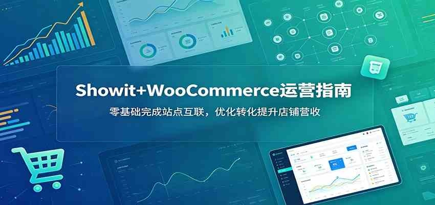 Showit+WooCommerce运营指南:零基础完成站点互联,优化转化提升店铺营收 Showit+WooCommerce运营指南:零基础完成站点互联,优化转化提升店铺营收
