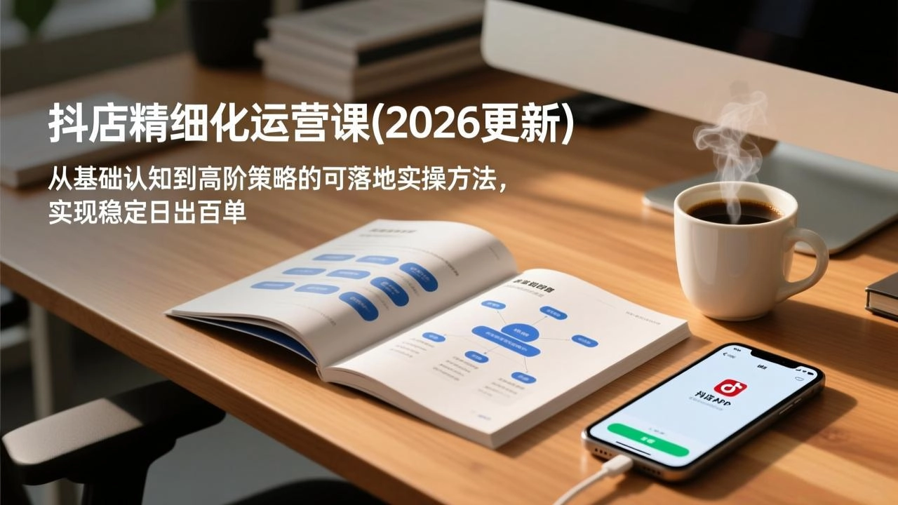 抖店精细化运营课(2026更新 抖店精细化运营课(2026更新