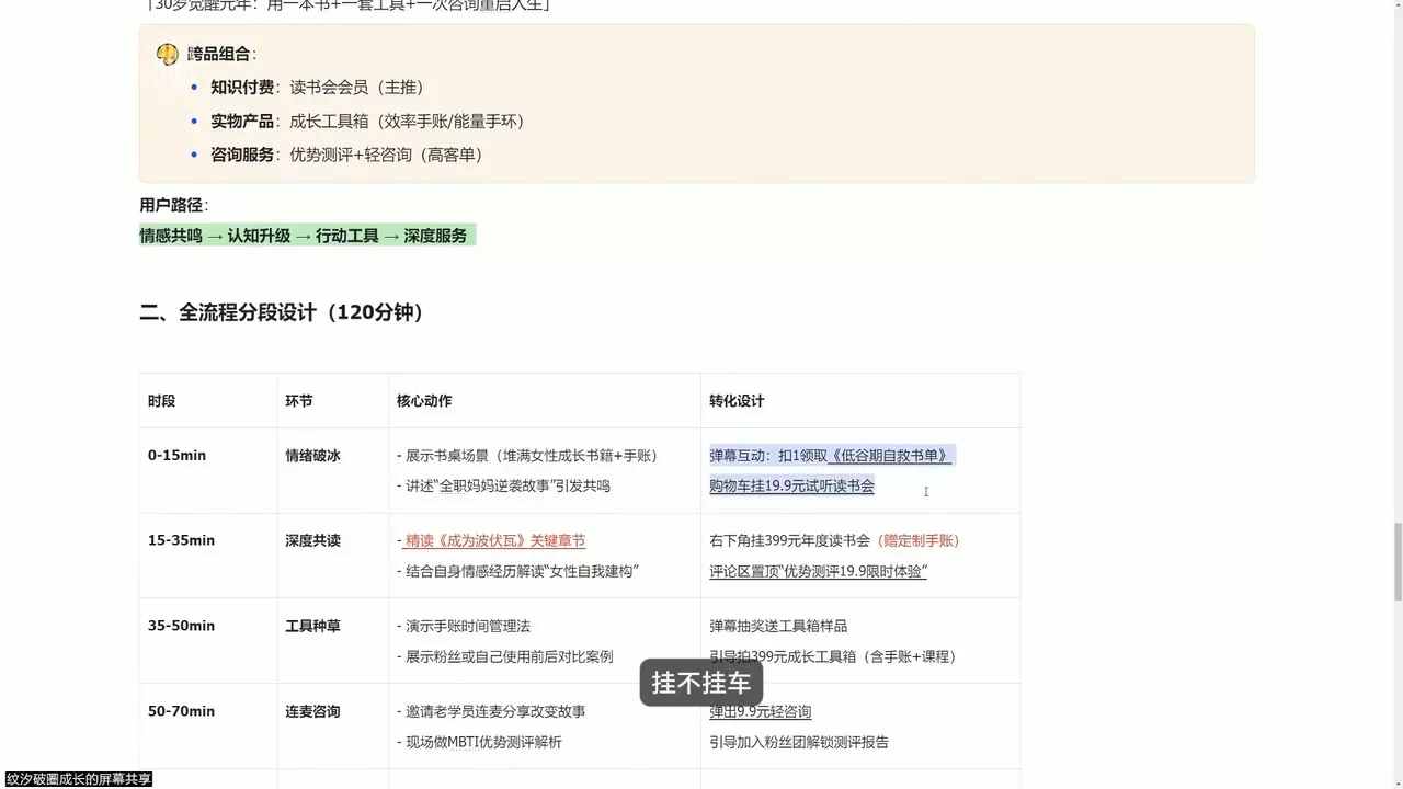 纹汐·直播话术留人变现训练营
