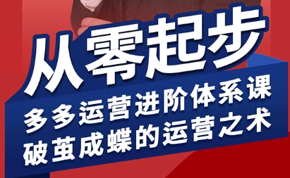 海神·拼多多运营进阶系统课(更新2026) 海神·拼多多运营进阶系统课(更新2026)