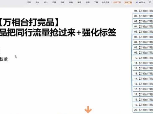 (19431期)老火电商03期万相台截流课:竞品多渠道筛选|多计划测试递增|全站联动拉新收割全套实操教学