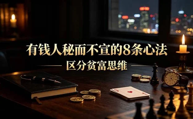 (19413期)付费文章:有钱人秘而不宣的8条心法|区分贫富思维