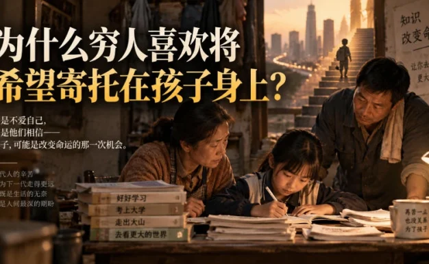 某社群精品文章:为什么穷人喜欢将希望寄托在孩子身上?